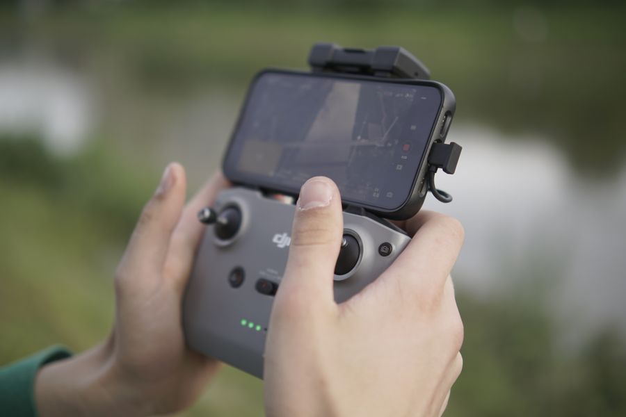 Controlador de dron para selección adecuada