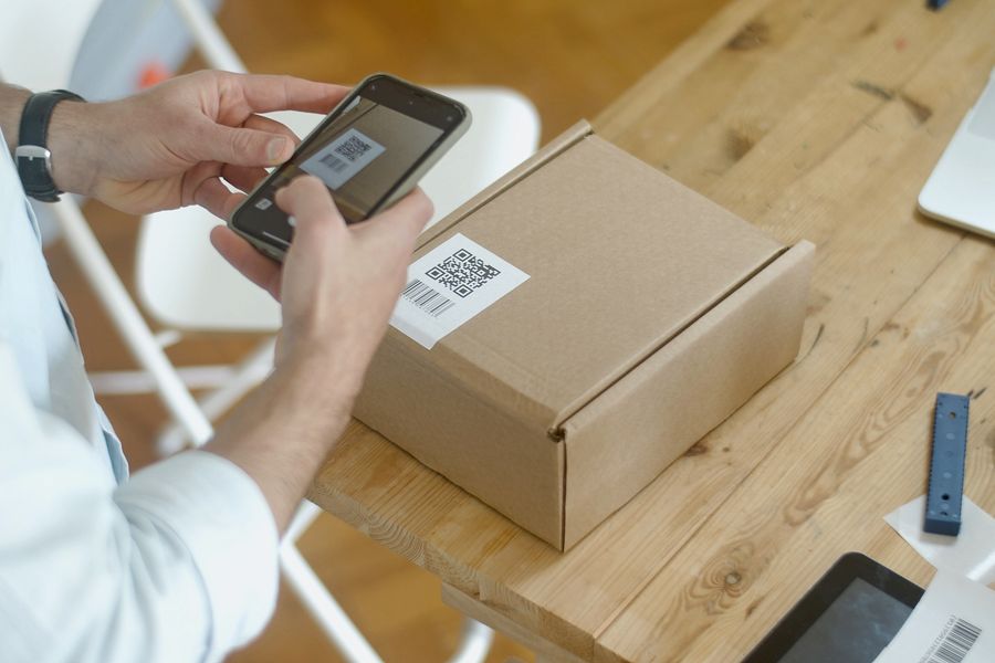 Escaneo de códigos QR en tienda online