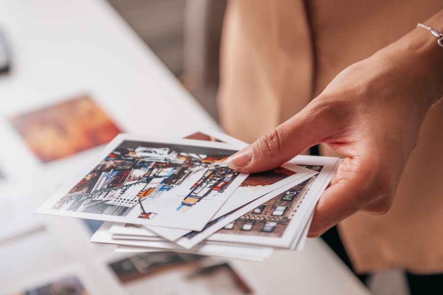Fotografías impresas de paisajes urbanos