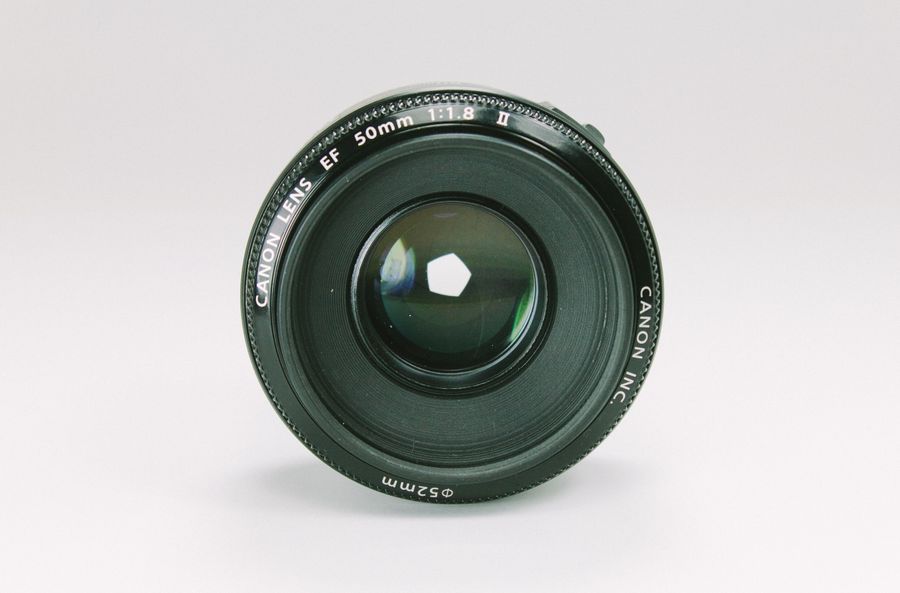 Objetivo Canon 50mm para fotografía