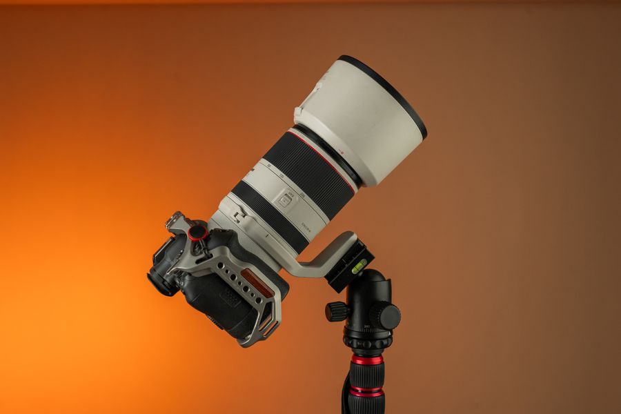 objetivo telefoto tripode profesional 1 Objetivo telefoto con trípode profesional
