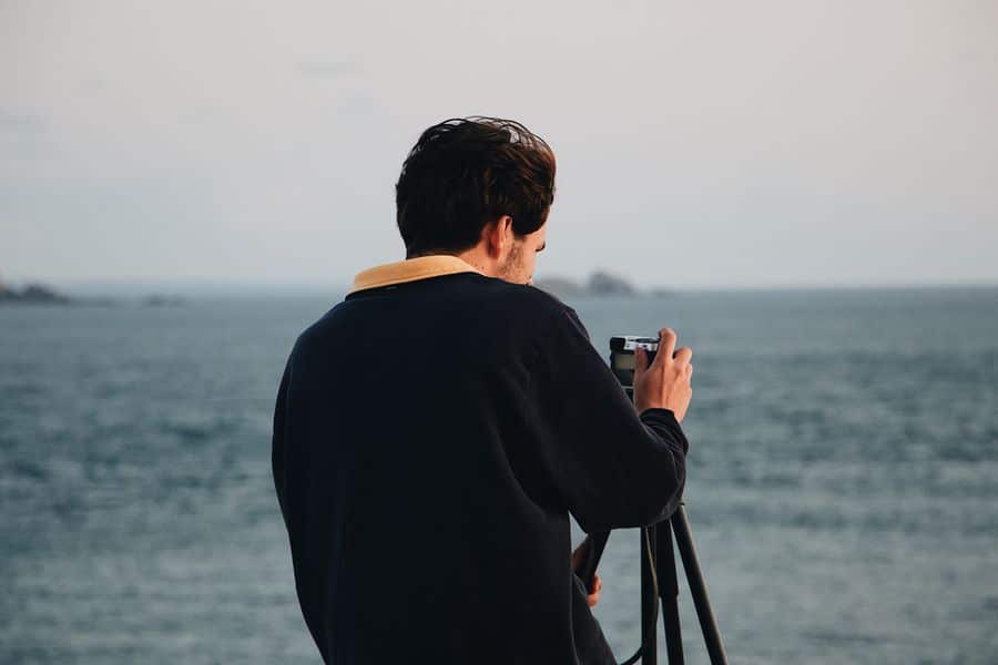 Trípode para fotografía de paisaje