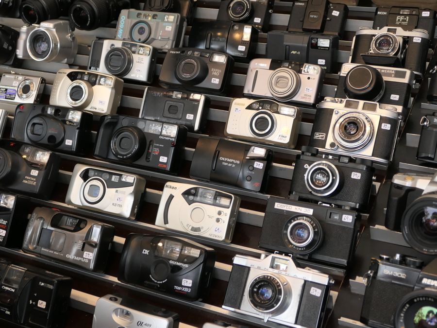 Cámaras analógicas vintage para fotografía digital