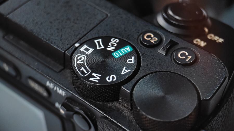 Dial de modos en cámara DSLR